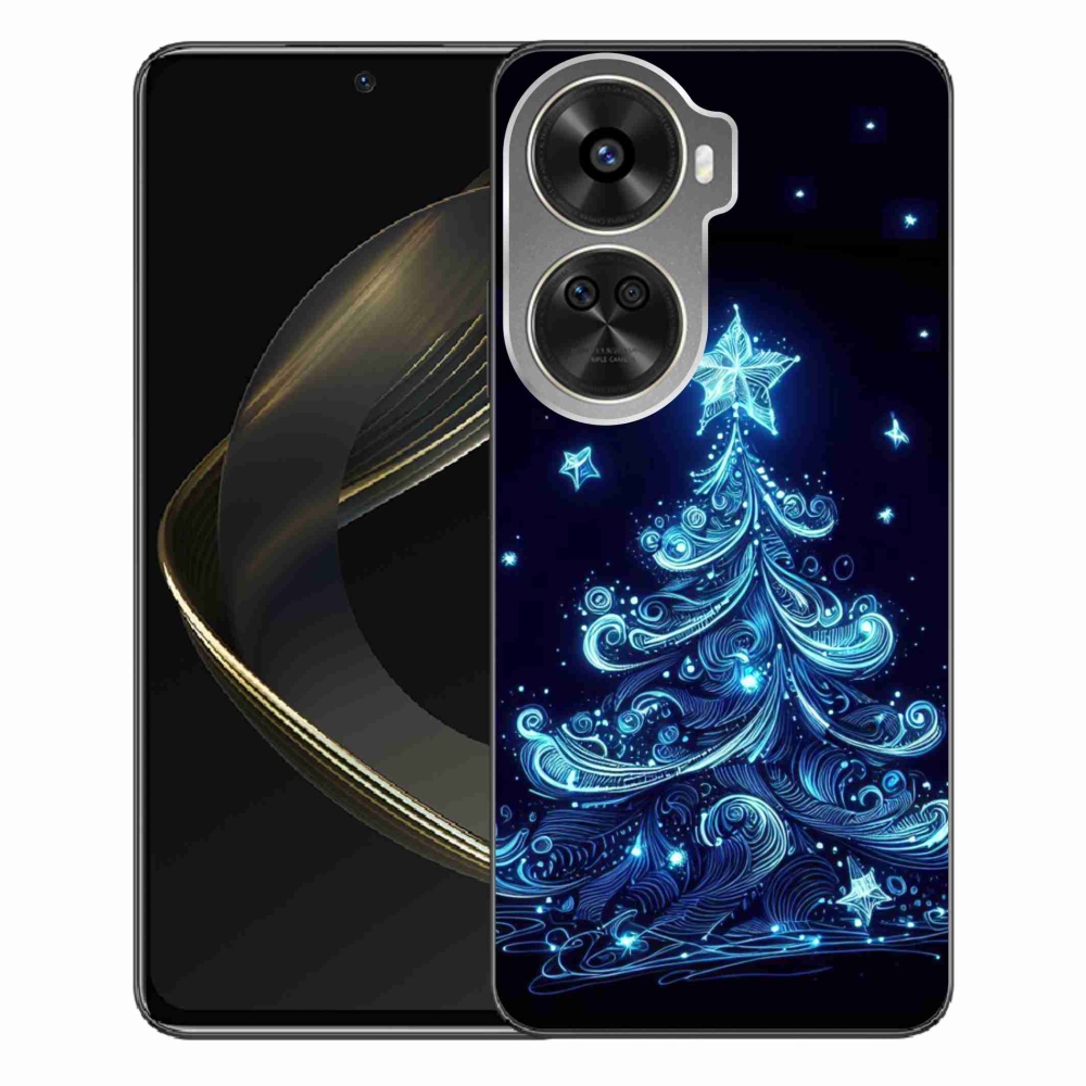 Gél borítás mmCase a Huawei Nova 12 SE-hez - neon karácsonyfa 4