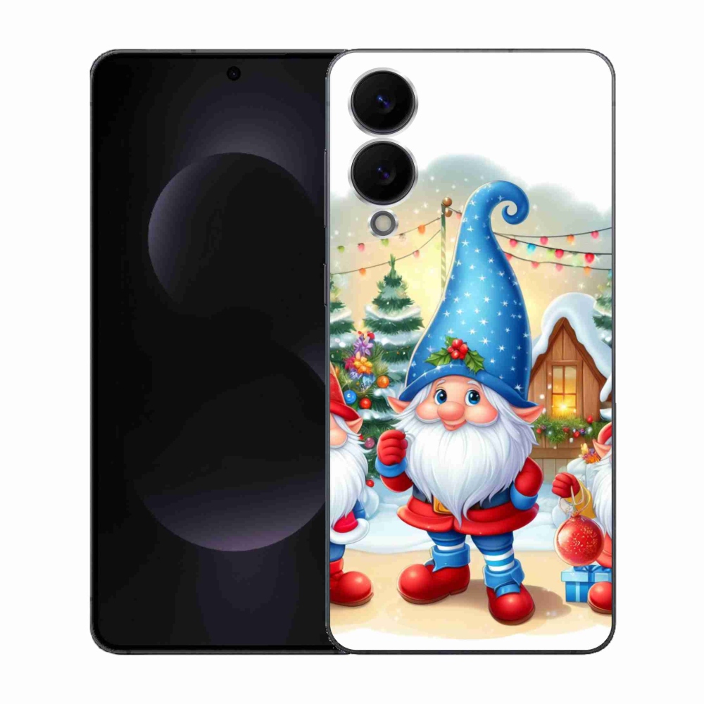 Gél borítás mmCase Samsung Galaxy S25 Edge készülékhez - Karácsonyi manók