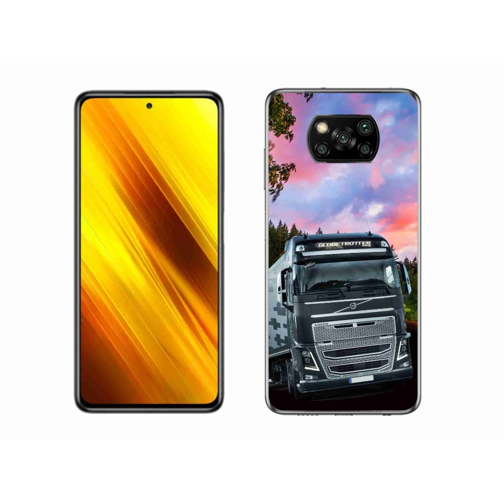 Gél borítás mmCase a Xiaomi Poco X3 Pro számára - teherautó 2