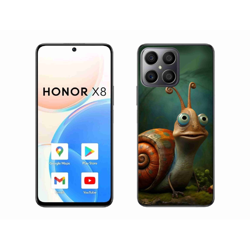 Zselés borítás mmCase a Honor X8-hoz - csiga