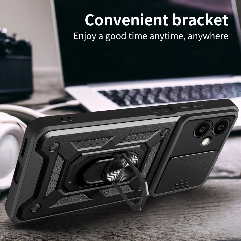 Csúszásálló borítás Samsung Galaxy A06 4G készülékhez - fekete