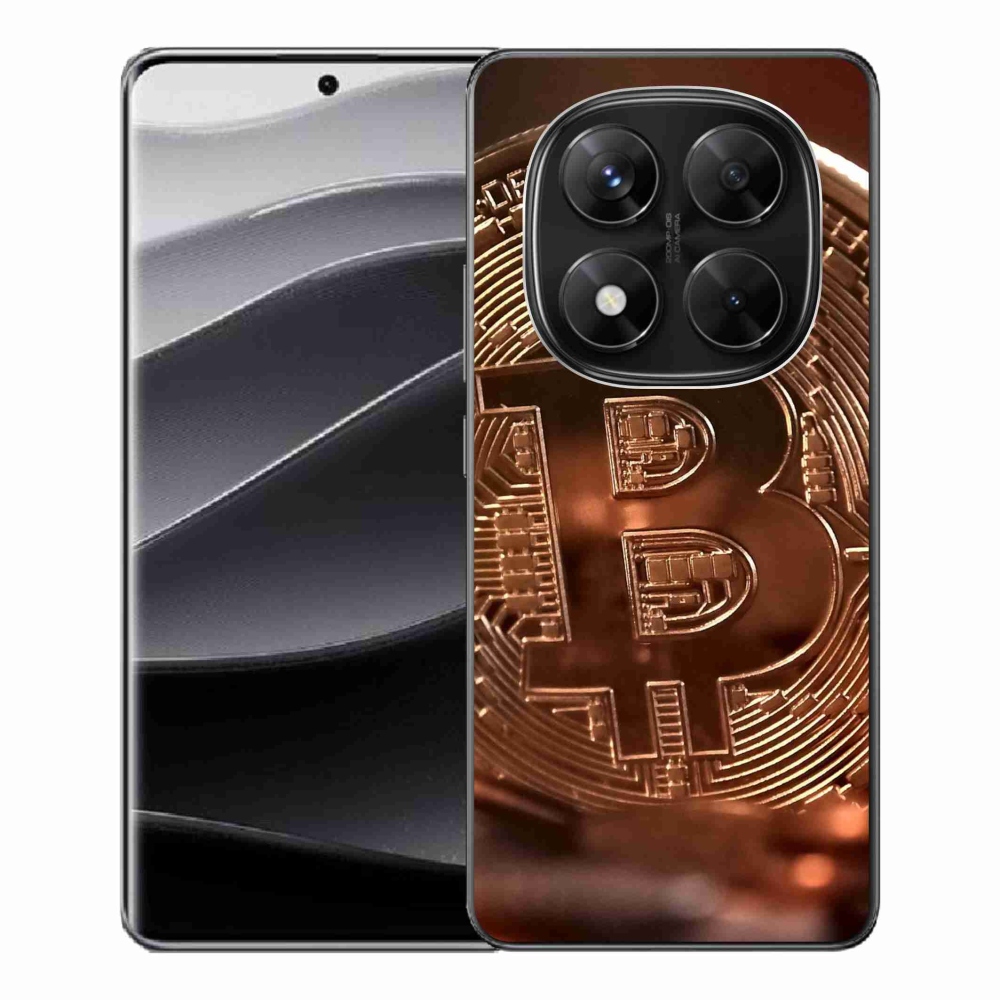 Gél borítás mmCase a Xiaomi Redmi Note 14 Pro 5G/Poco X7 5G számára - bitcoin