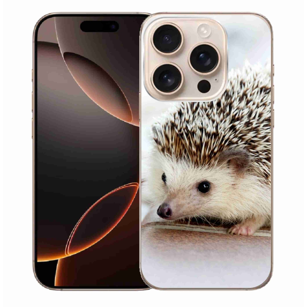 Zselés borítás mmCase iPhone 16 Pro Max készülékhez - süni