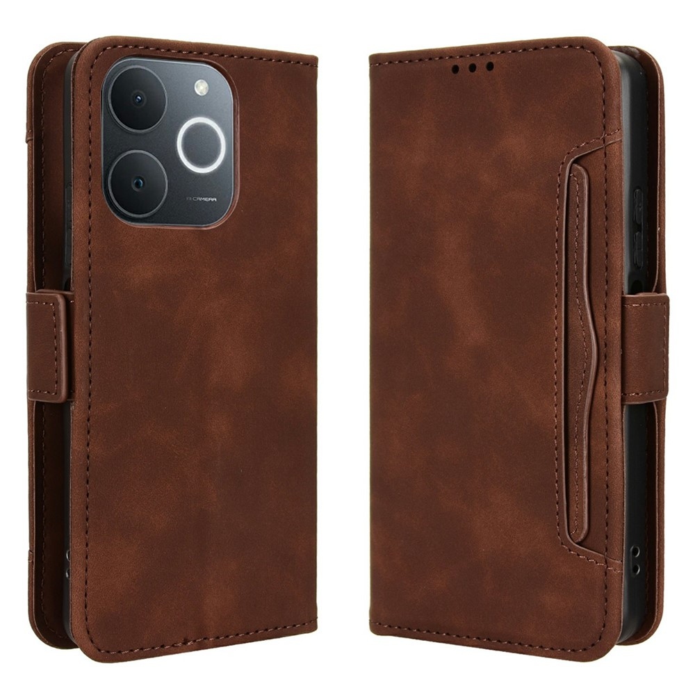 Kártyák könyvtáska a Realme Note 70T-hez - barna