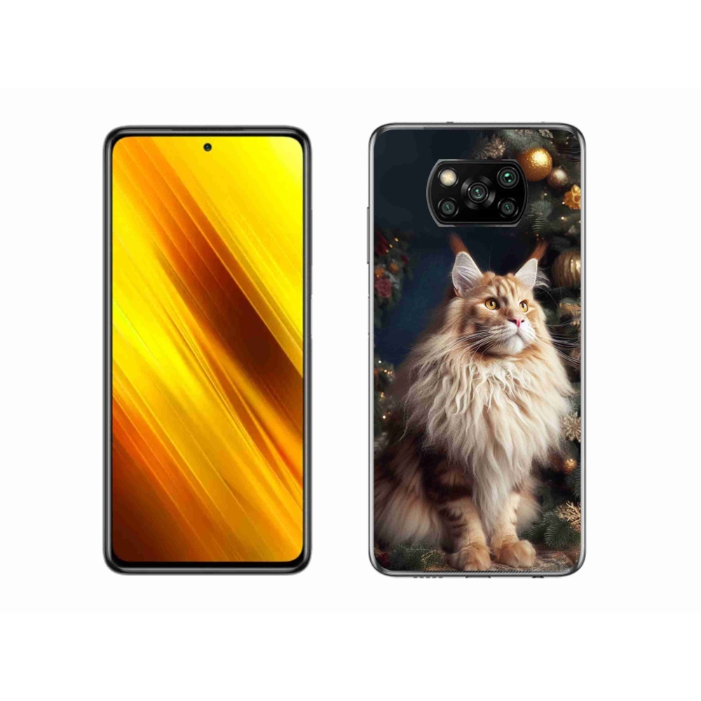 Gél borítás mmCase a Xiaomi Poco X3-hoz - macska a fánál