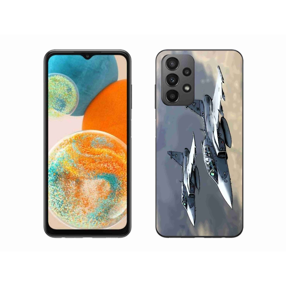 Gél borítás mmCase Samsung Galaxy A23 4G/5G - vadászrepülők számára