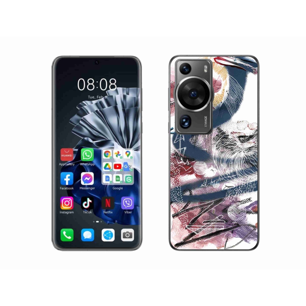 Gél borítás mmCase a Huawei P60 Pro készülékhez - absztrakt motívum 28