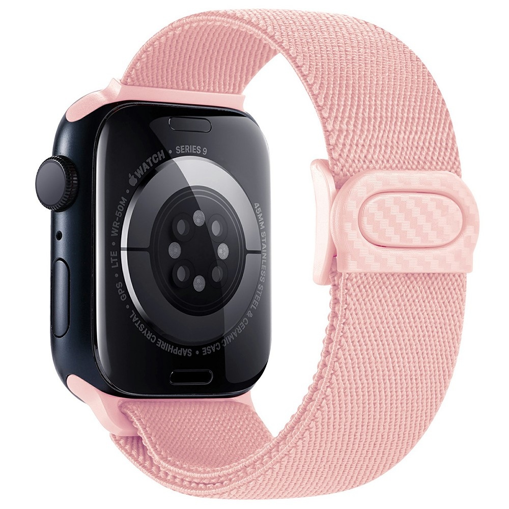 Fokozatos nejlon szíj Apple Watch Ultra/Ultra 2 49mm/SE/SE 2022/2023 44mm/9/8/7 45mm/6/5/4 44mm/3/2/1 42 mm - rózsaszínű