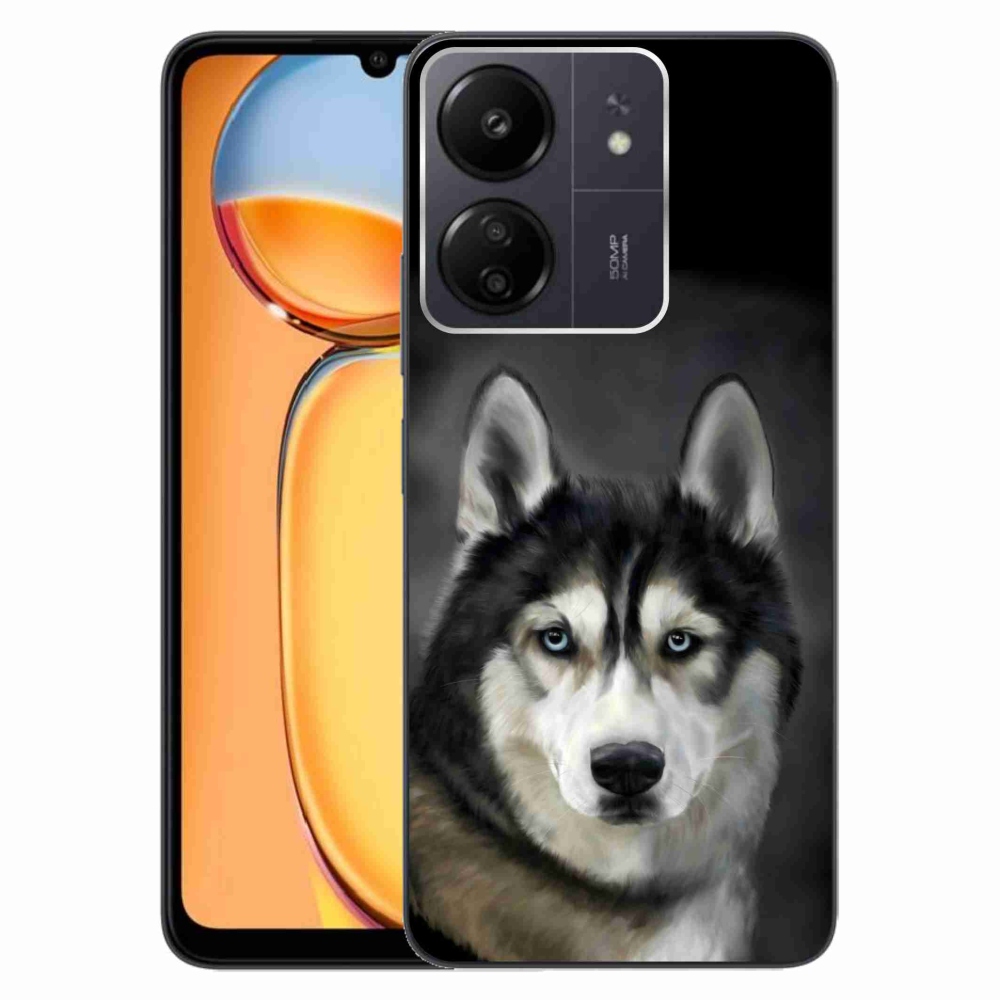 Gél tok mmCase a Xiaomi Poco C65/Redmi 13C - husky számára