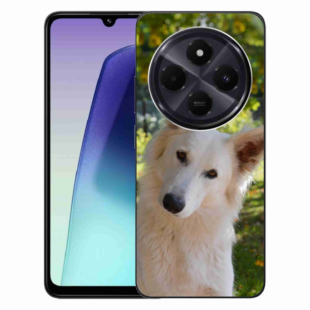 Gél borítás mmCase a Xiaomi Redmi 14C/Poco C75-hez - fehér svájci pásztor 1