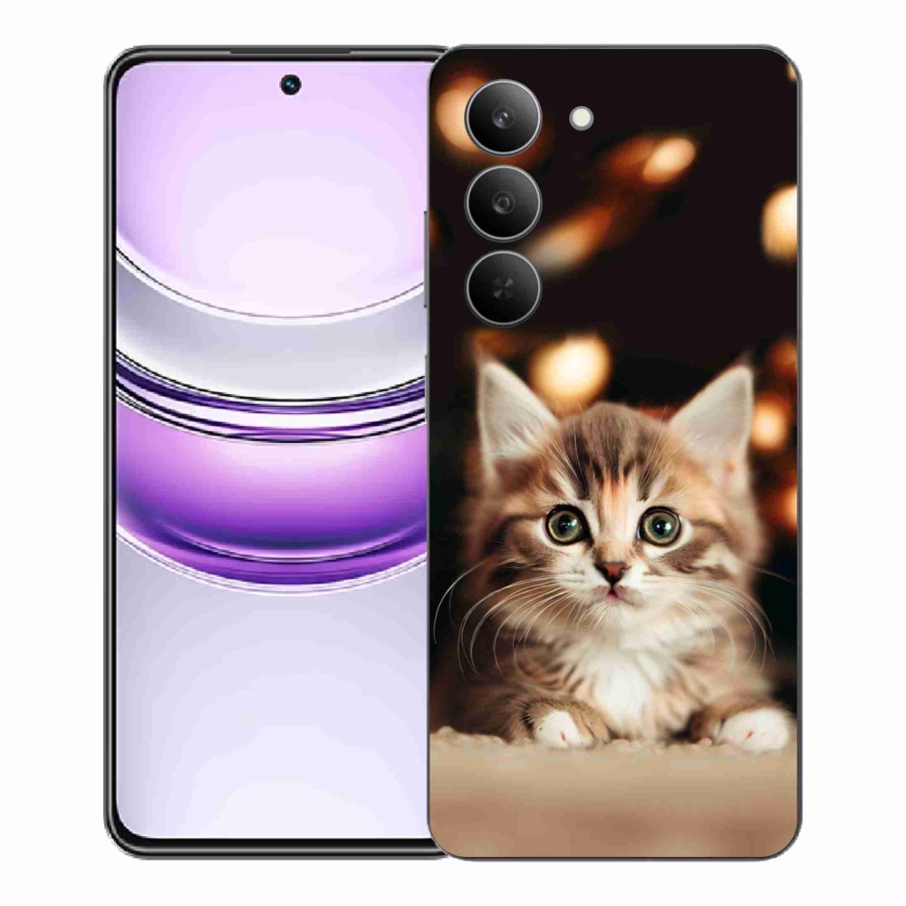 Gél borító mmCase a Realme 14x 5G készülékhez - aranyos cica 2