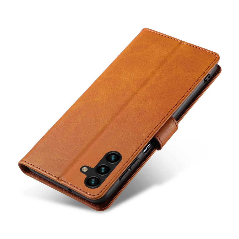 Zárható könyv tok Samsung Galaxy A26 5G - khaki színű