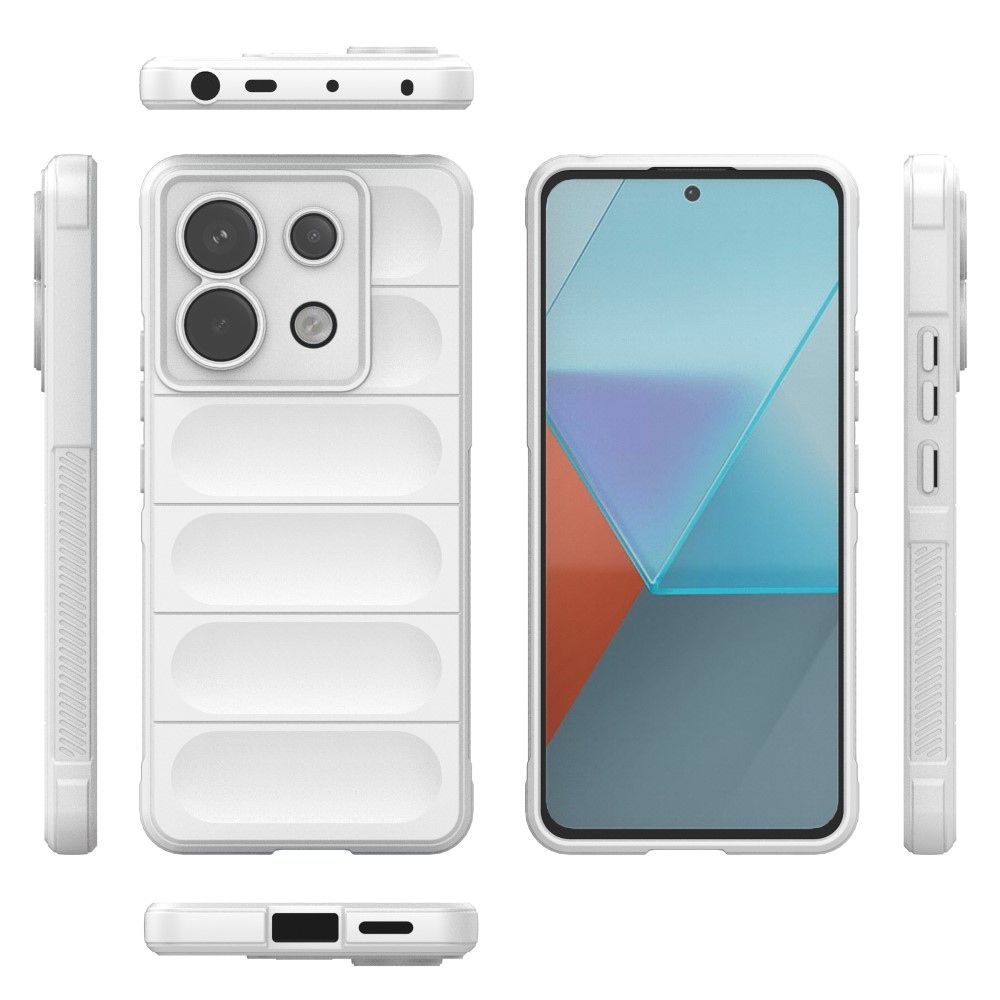 Rugg tartós zselés tok Xiaomi Redmi Note 13 Pro 5G/Poco X6 5G - fehér
