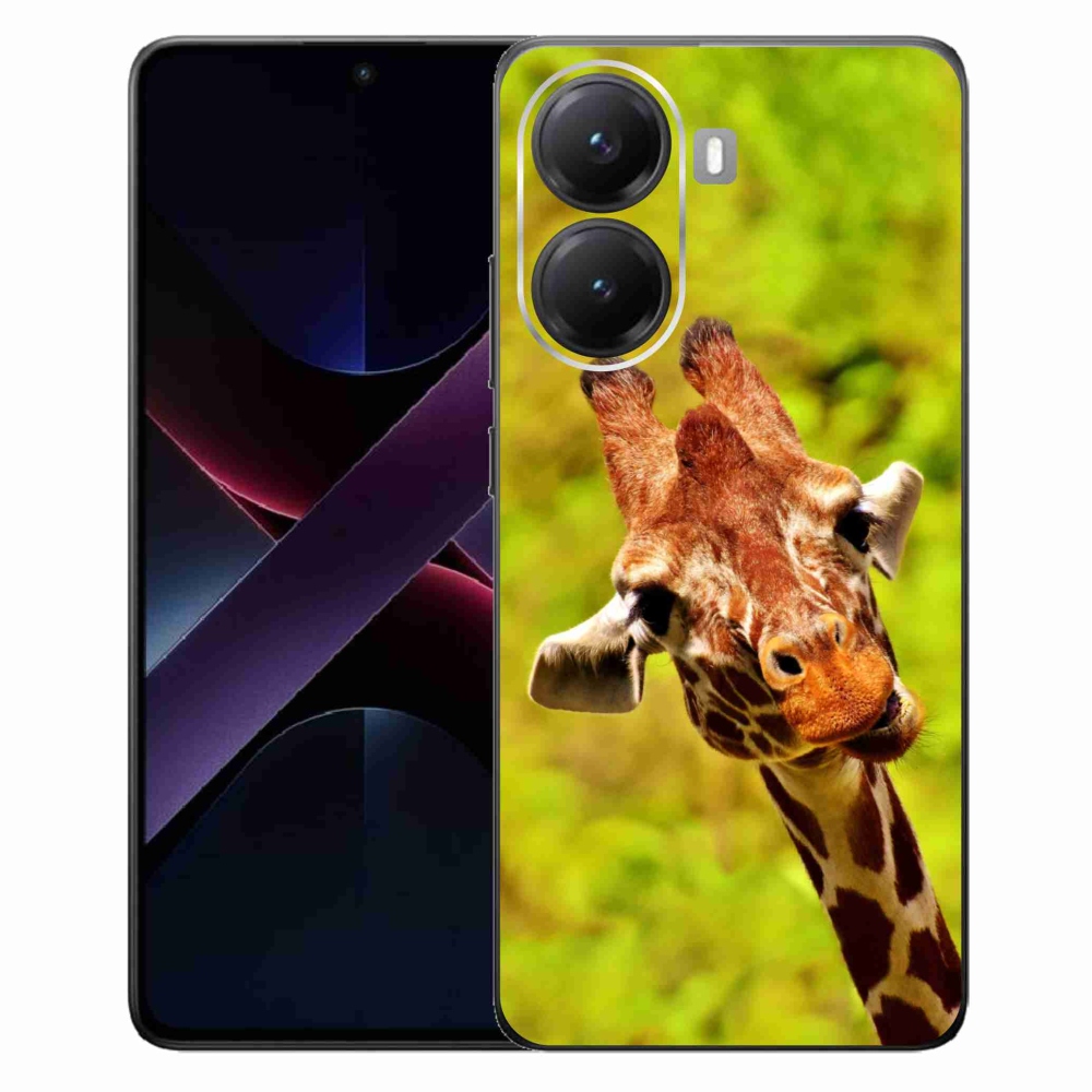 Gél borítás mmCase a Xiaomi Poco X7 Pro 5G-hez - zsiráf