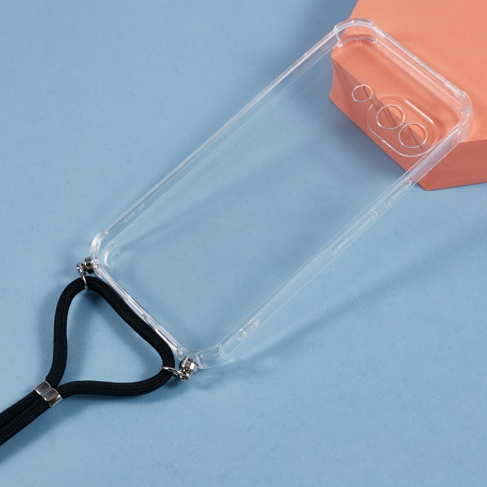 Átlátszó zselés tok húzózsinórral a Google Pixel 9a számára