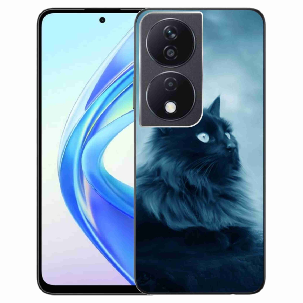 Gél tok mmCase a Honor X7b/Honor 90 Smart készülékhez - fekete cat 1