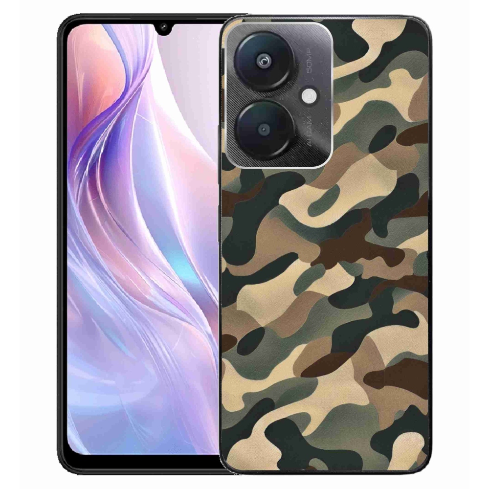 Gél borítás mmCase a Xiaomi Redmi 13C 5G-hez - álcázó minta 11