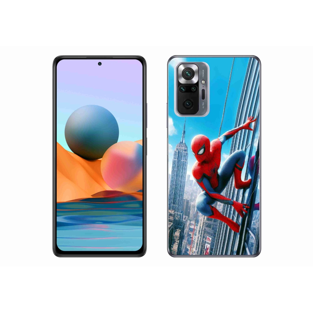 Gél borítás mmCase a Xiaomi Redmi Note 10 Pro készülékhez - spiderman