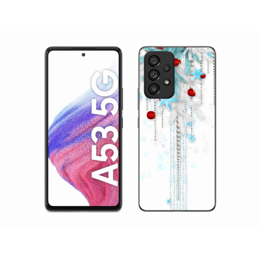 Gél borítás mmCase Samsung Galaxy A53 5G - karácsonyi dekorációk