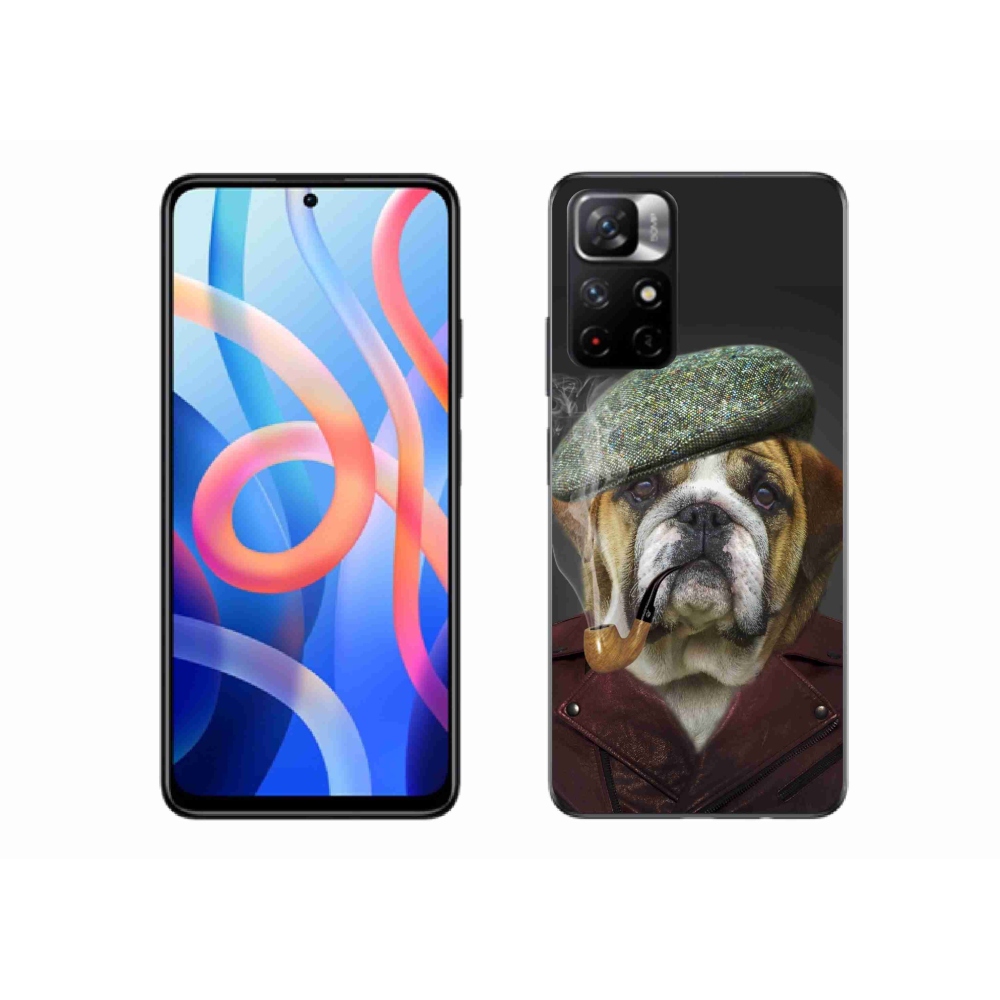Gél borítás mmCase a Xiaomi Redmi Note 11S 5G-hez - kutya csővel