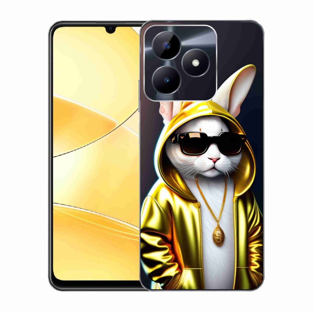 Zselés borító mmCase a Realme C51/C53 készülékhez - cat boss