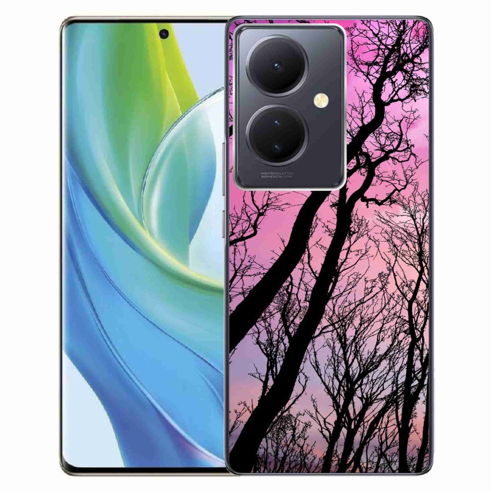 Gél tok mmCase a Vivo V29 Lite 5G számára - kidőlt fák