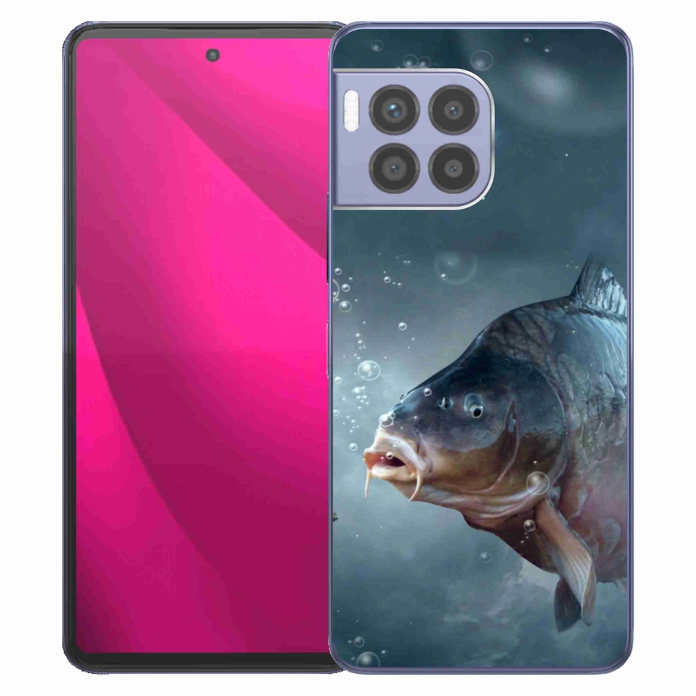 Zselés borítás mmCase a T-Mobile T Phone 2 Pro készülékhez - ponty és buborékok