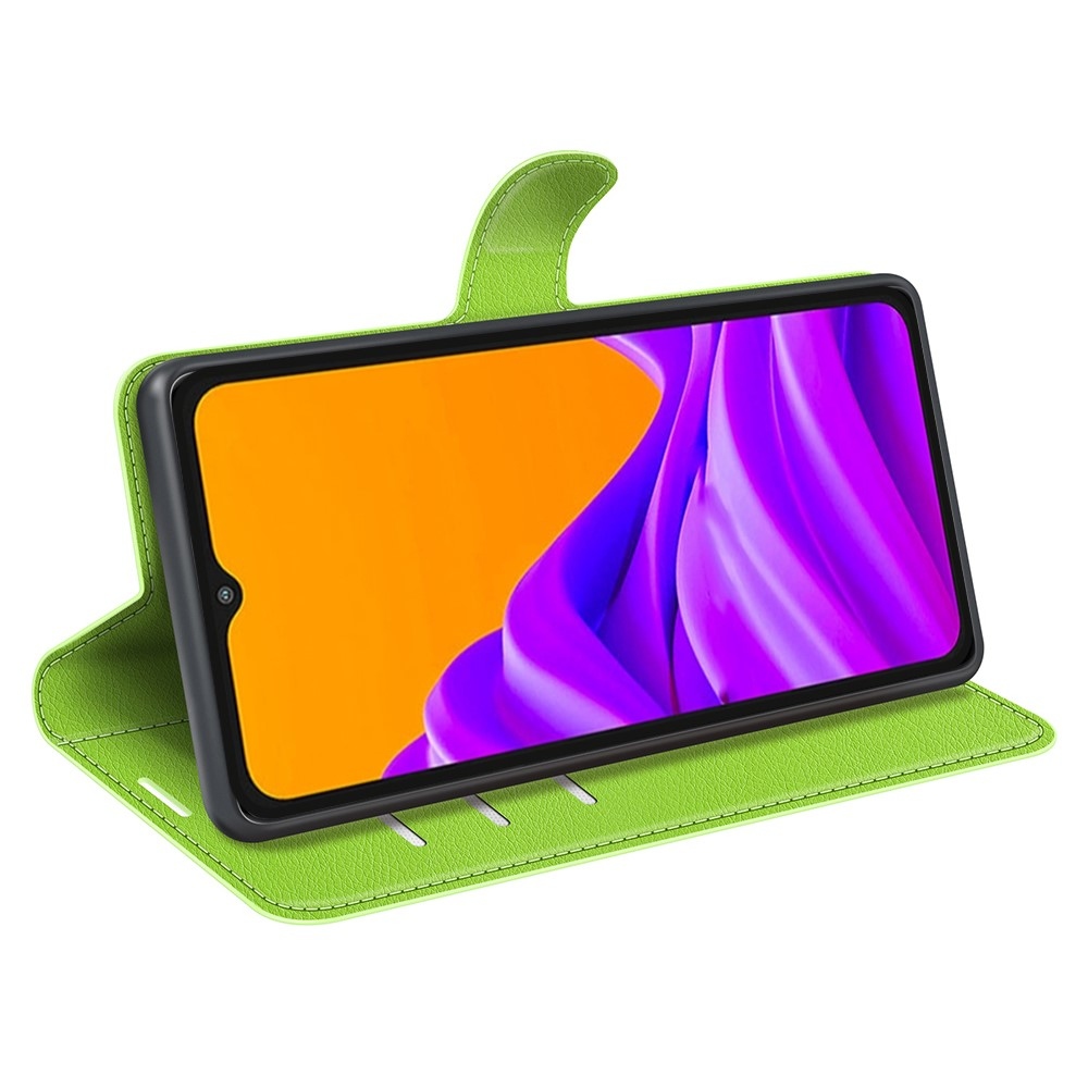 Litchi könyv tok Samsung Galaxy Xcover 7 Pro készülékhez - zöld