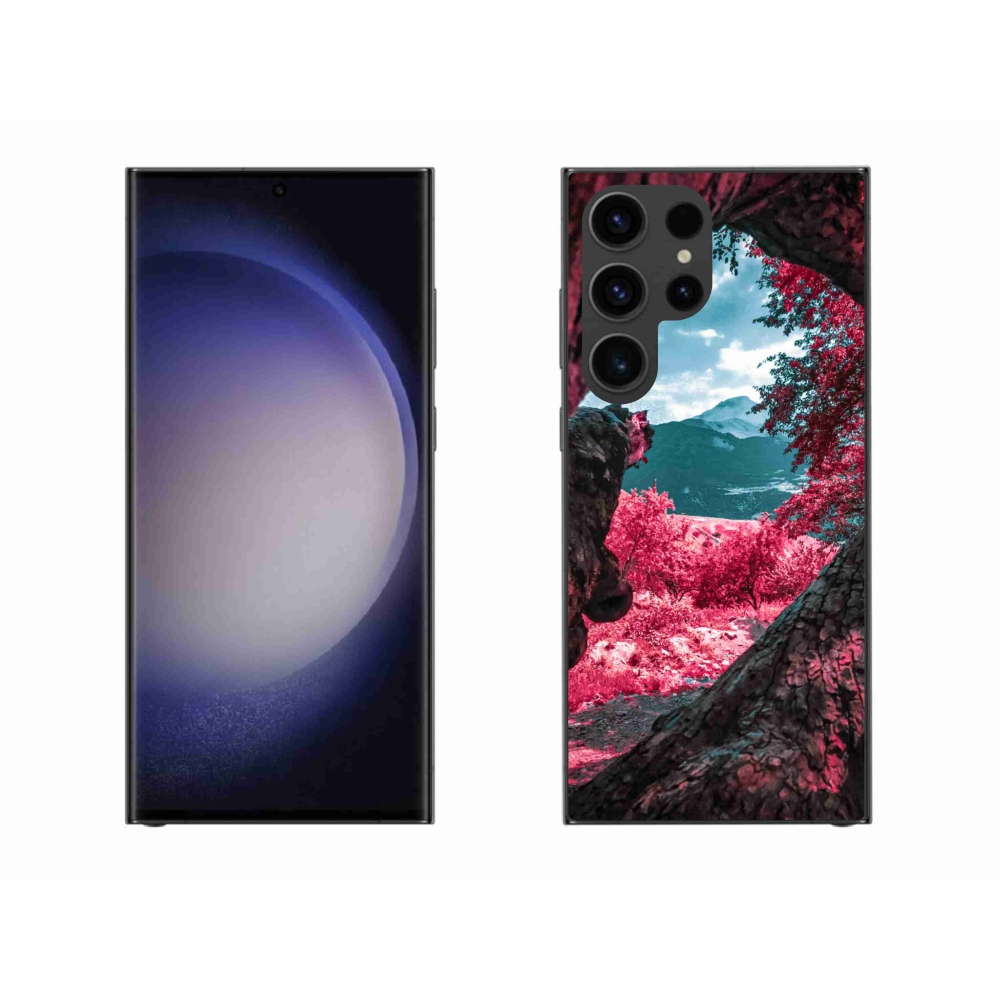 Gél borítás mmCase Samsung Galaxy S23 Ultra 5G - hegyi kilátás