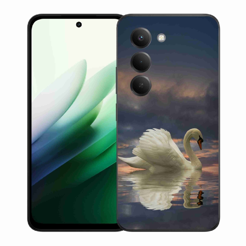 Gél borítás mmCase a Xiaomi Redmi 15 5G-hez - hattyú