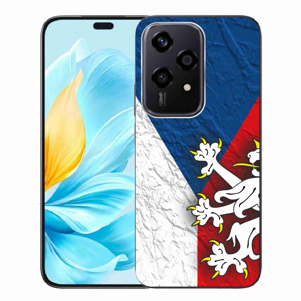 Zselés borító mmCase a Honor 200 Lite 5G számára - cseh zászló 1