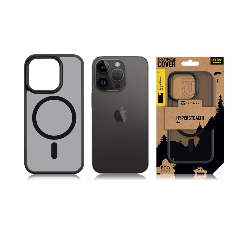 Tactical MagForce Hyperstealth borító iPhone 14 Pro Aszfalthoz