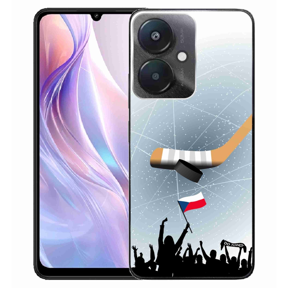 Gél borítás mmCase a Xiaomi Redmi 13C 5G-hez - hoki szurkolóknak