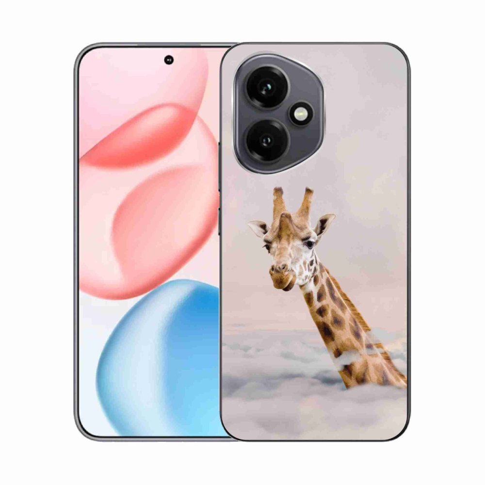 Zselés borító mmCase a Honor 400-hoz - zsiráf a felhőkben