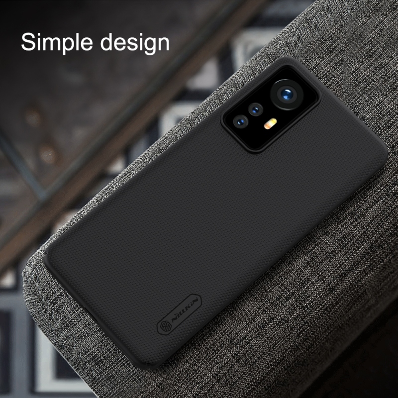 Nillkin Super Frosted Back Cover for Xiaomi 12/12X fekete
