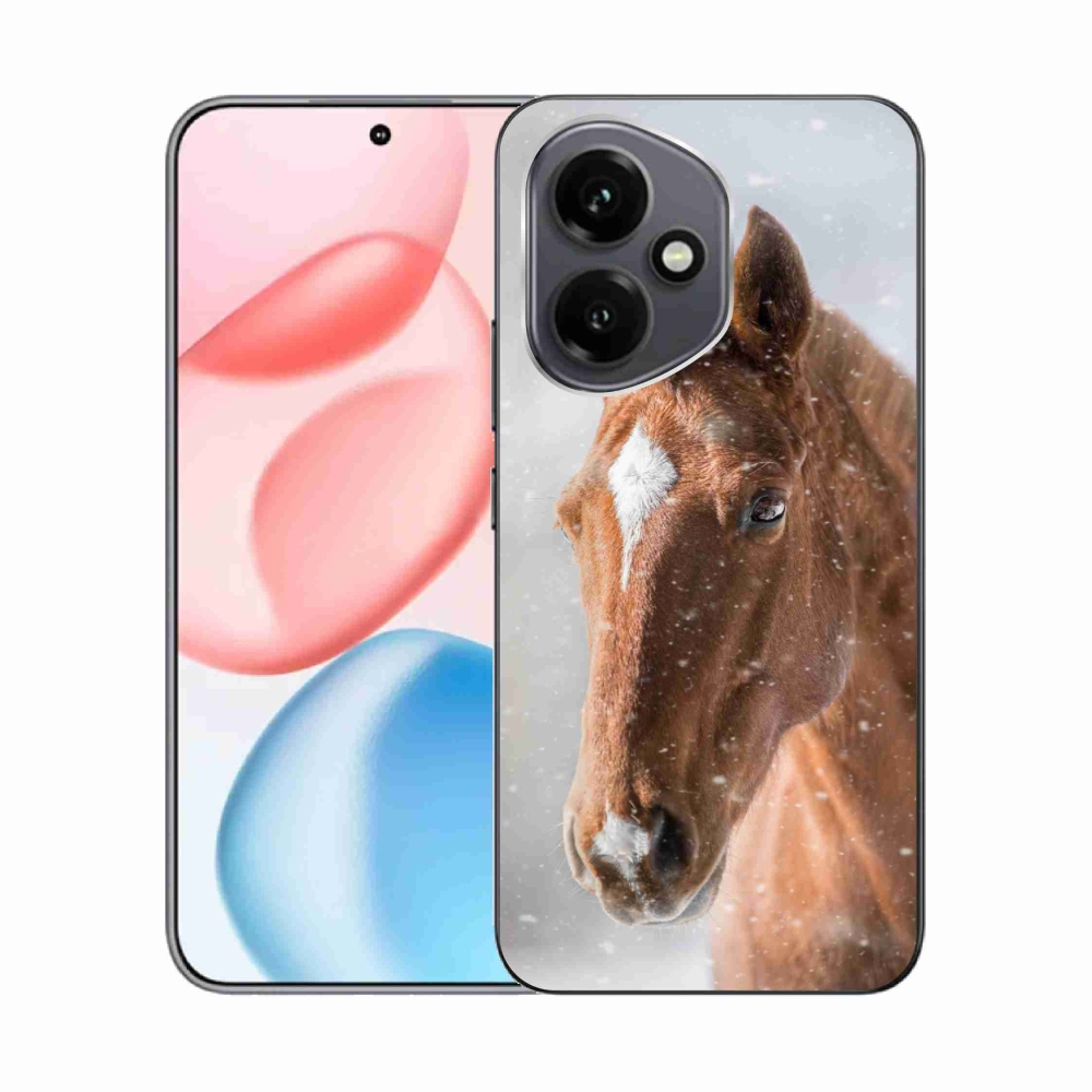 Zselés tok mmCase a Honor 400-hoz - barna ló 2