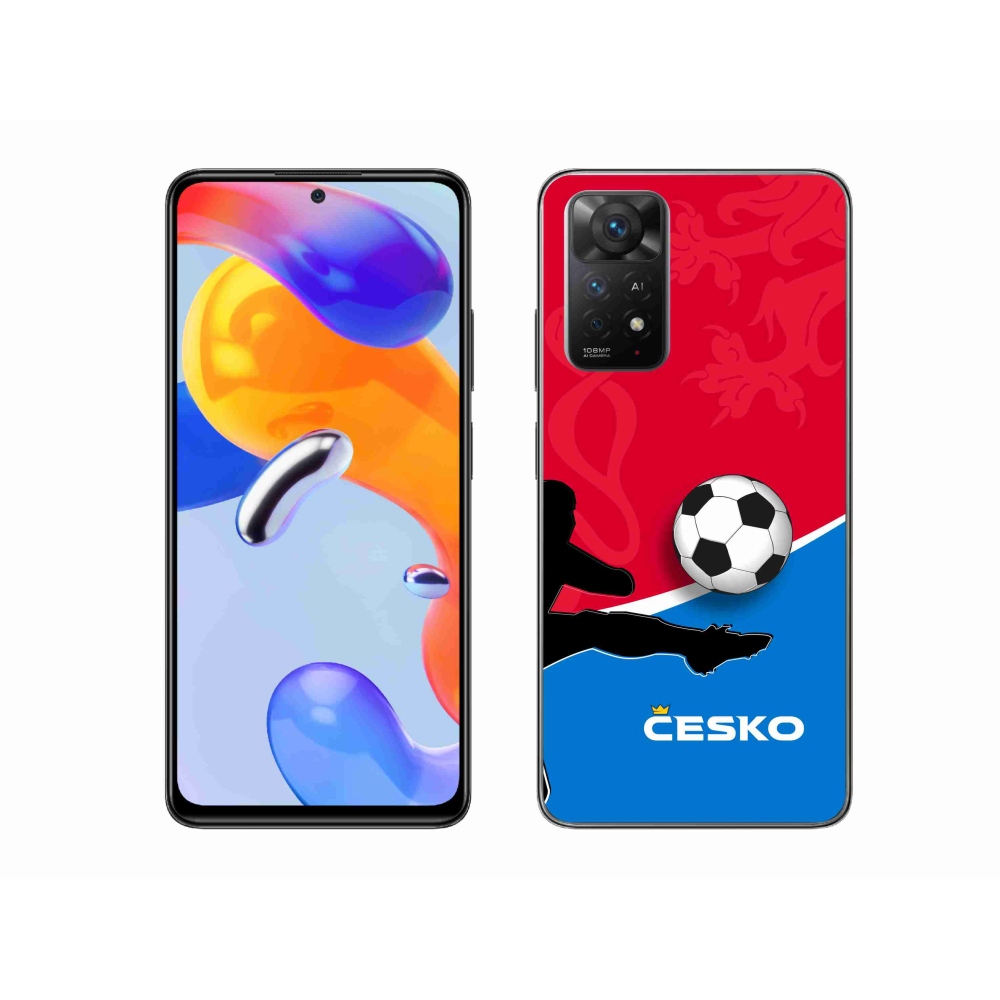 Gél borítás mmCase a Xiaomi Redmi Note 11 Pro 4G/5G - futball Csehország 2