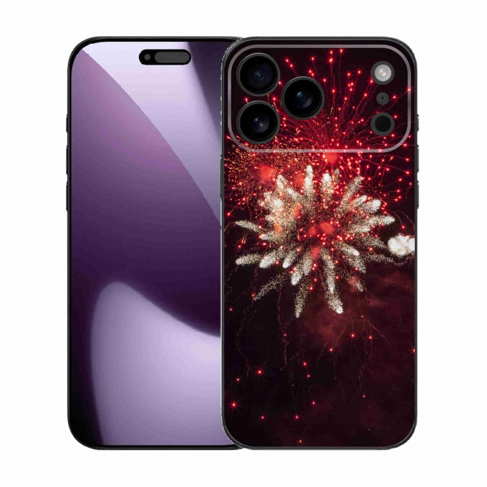 Zselés borítás mmCase iPhone 17 Pro Max készülékhez - tűzijáték