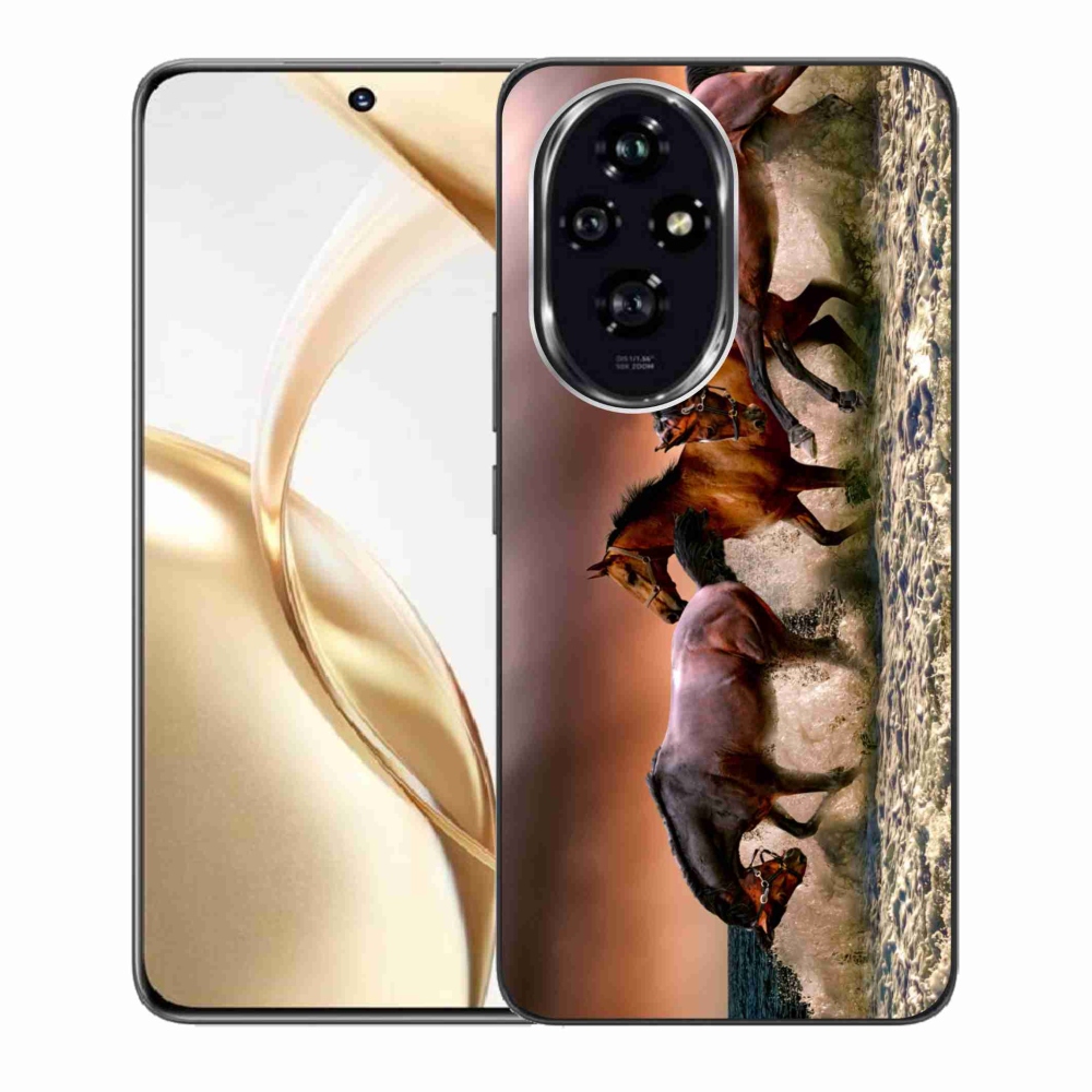 Gél tok mmCase a Honor 200 5G készülékhez - lovak 1