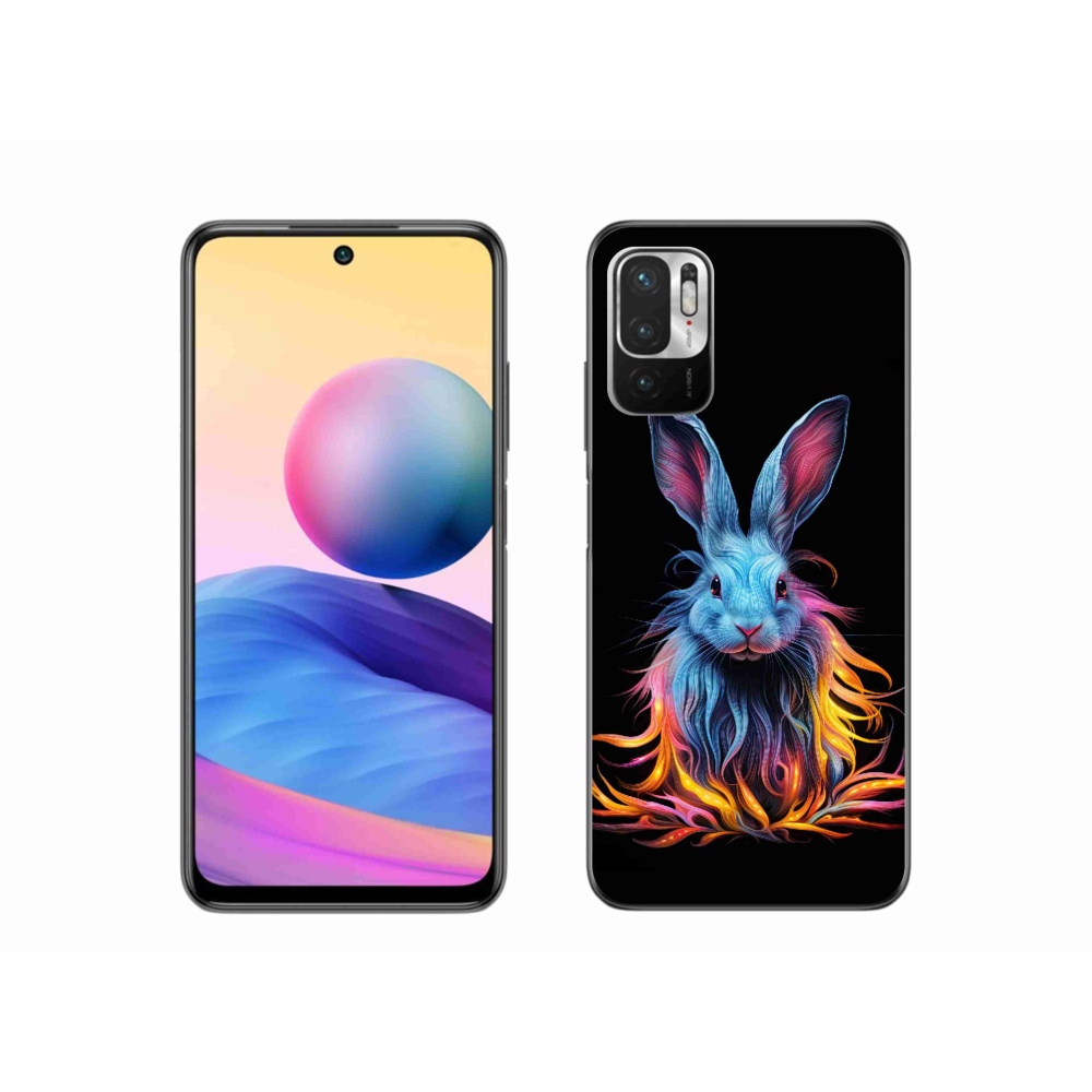 Gél borítás mmCase a Xiaomi Poco M3 Pro/5G számára - absztrakt nyúl