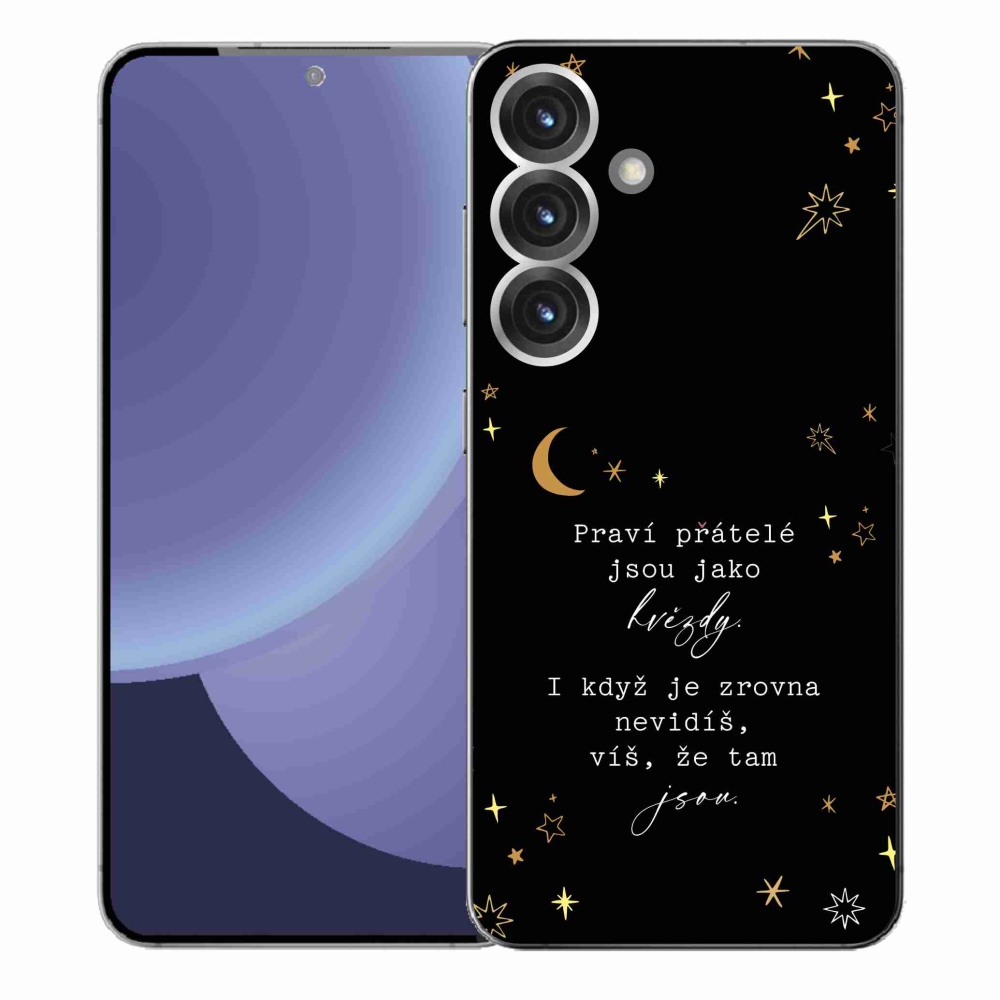 Gél borítás mmCase Samsung Galaxy S25+ - idézem 6 fekete háttér