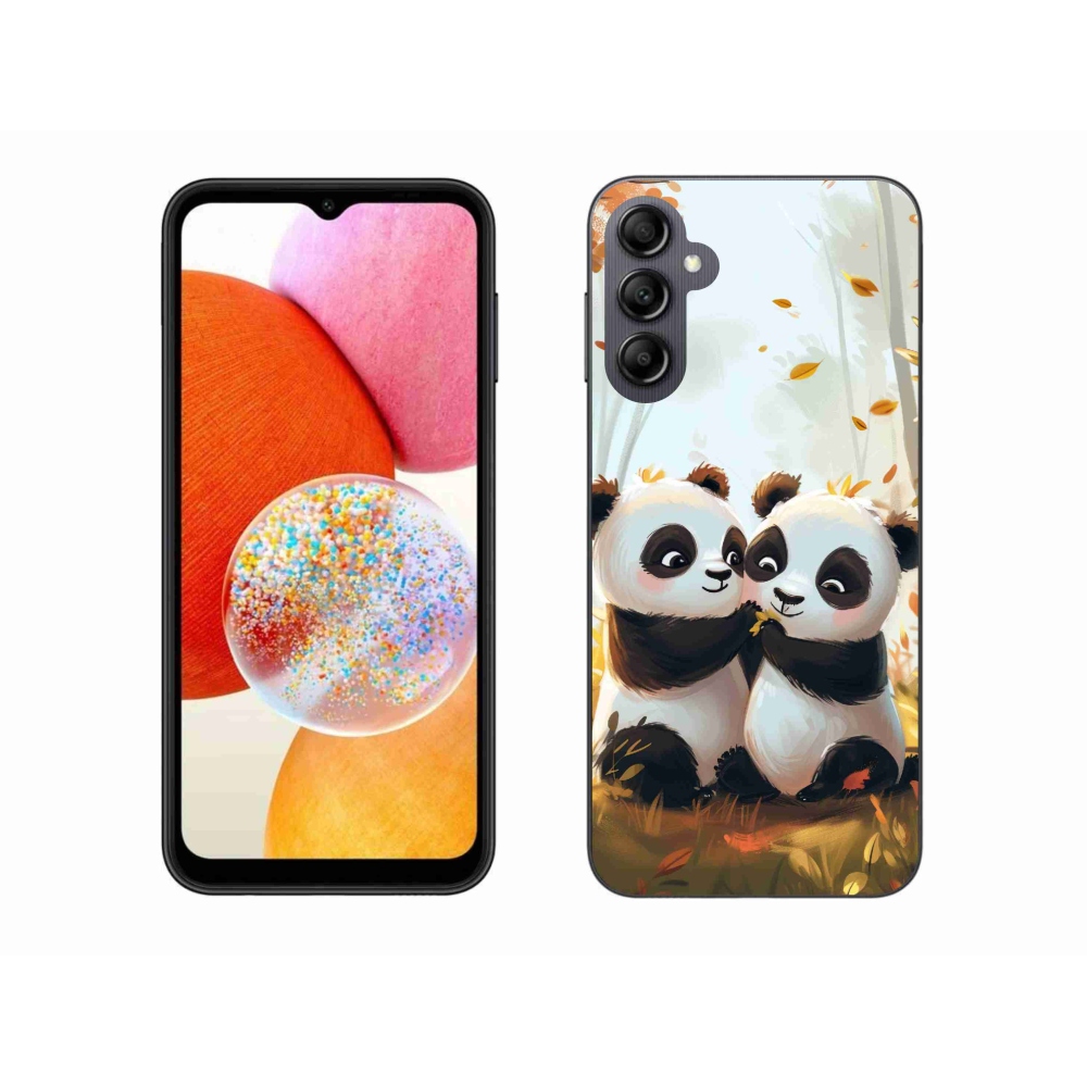 Gél védőhuzat mmCase Samsung Galaxy A14 4G/5G - pandák