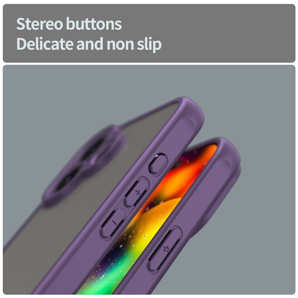 Fix hátlapú zselés tok iPhone 17 készülékhez - lila