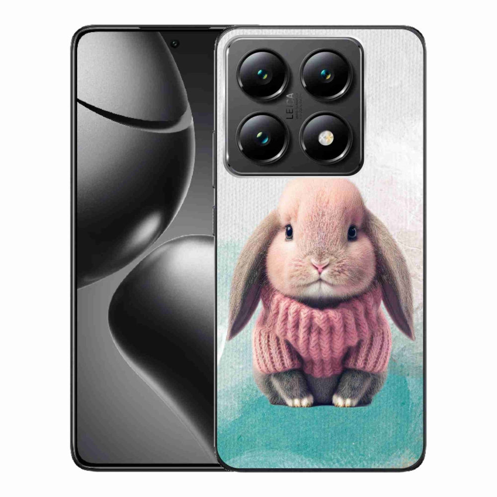 Gél borítás mmCase a Xiaomi 14T Pro számára - nyúl pulóverben