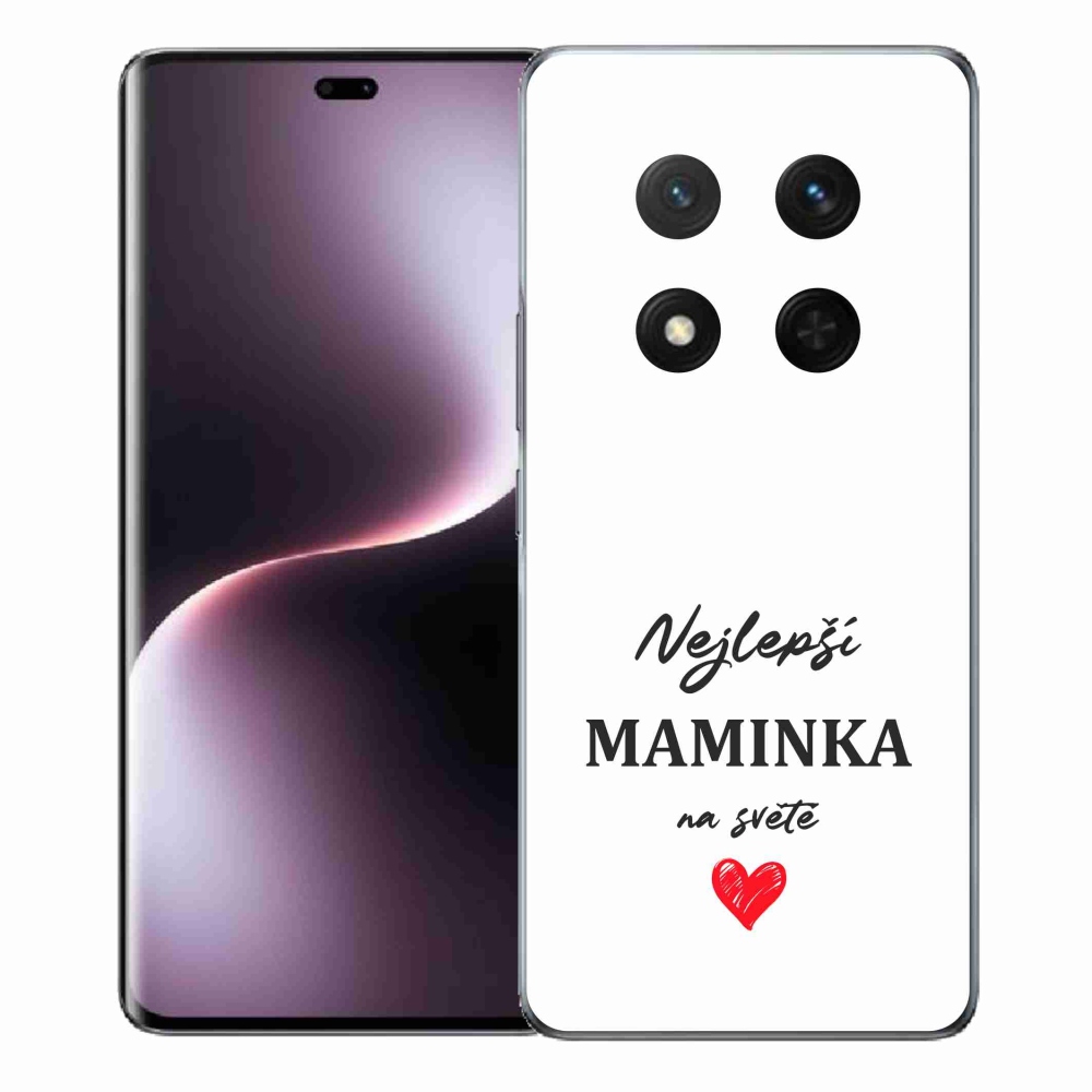Gél borító mmCase a Honor Magic 7 Lite 5G számára - Best Mom 1 fehér háttér