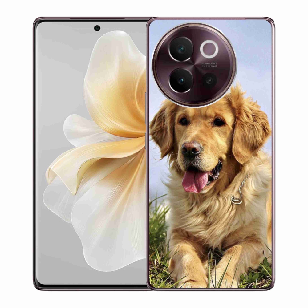 Gél tok mmCase a Vivo V40 Lite 5G készülékhez - arany retriever