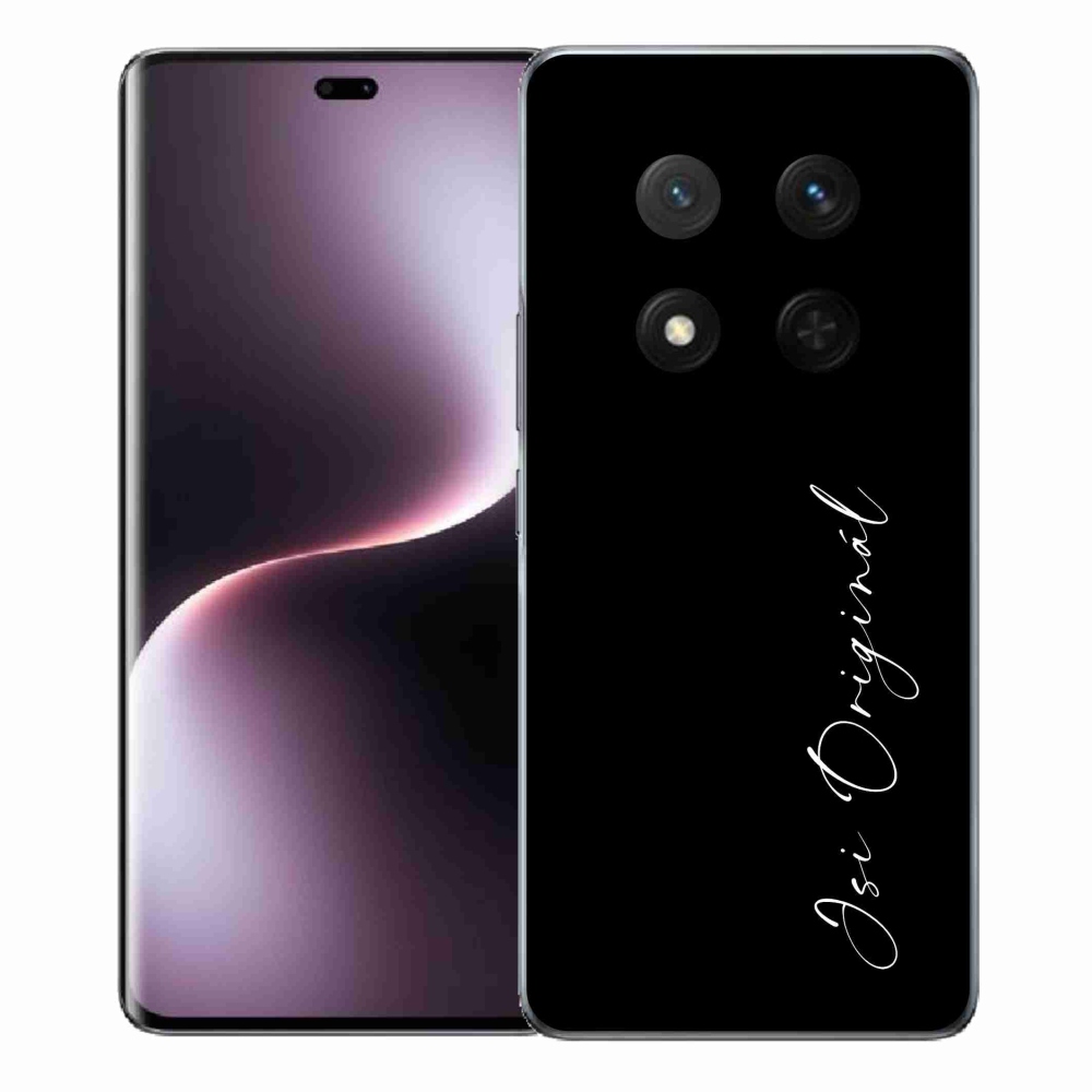 Gél borító mmCase a Honor Magic 7 Lite 5G számára - te vagy az eredeti fekete háttér