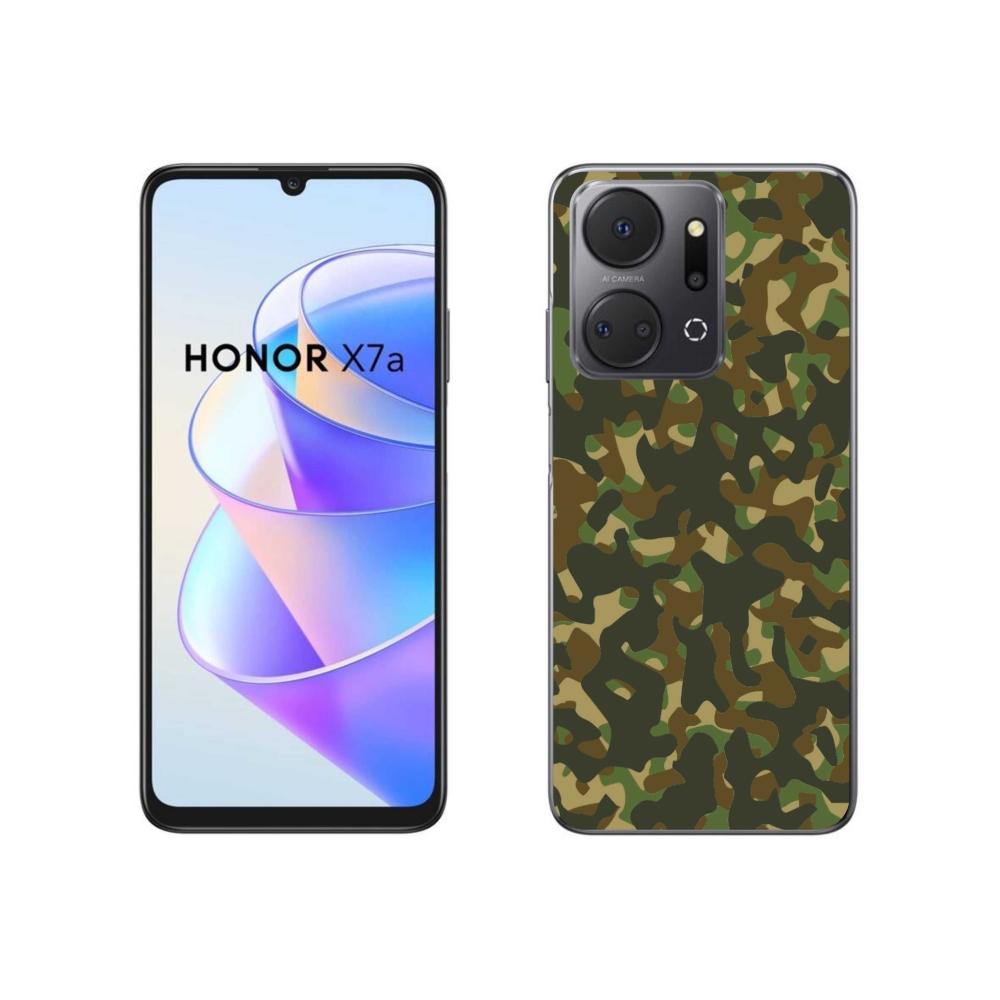 Zselés borítás mmCase a Honor X7a készülékhez - álcázó mintázat 1