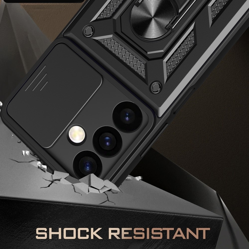 Csúszásálló borítás Samsung Galaxy S24+ készülékhez - fekete