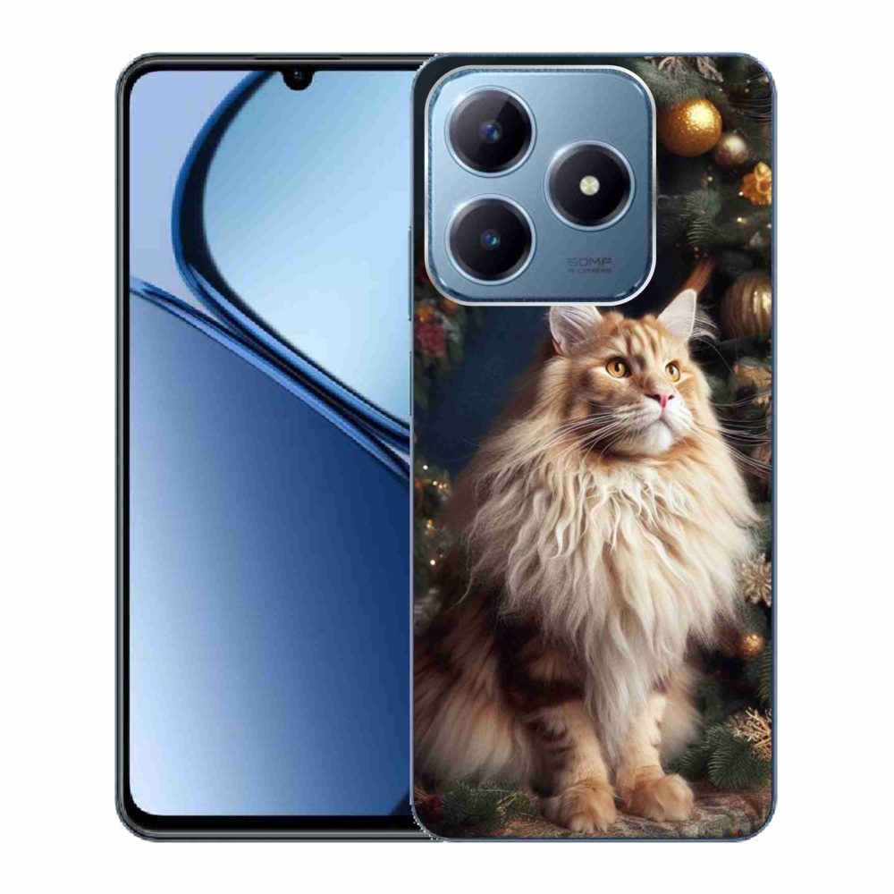 Gél borítás mmCase a Realme C63 készülékhez - macska a fánál